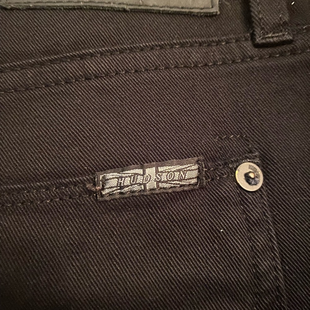 Mens black Hudson jeans 34 waist